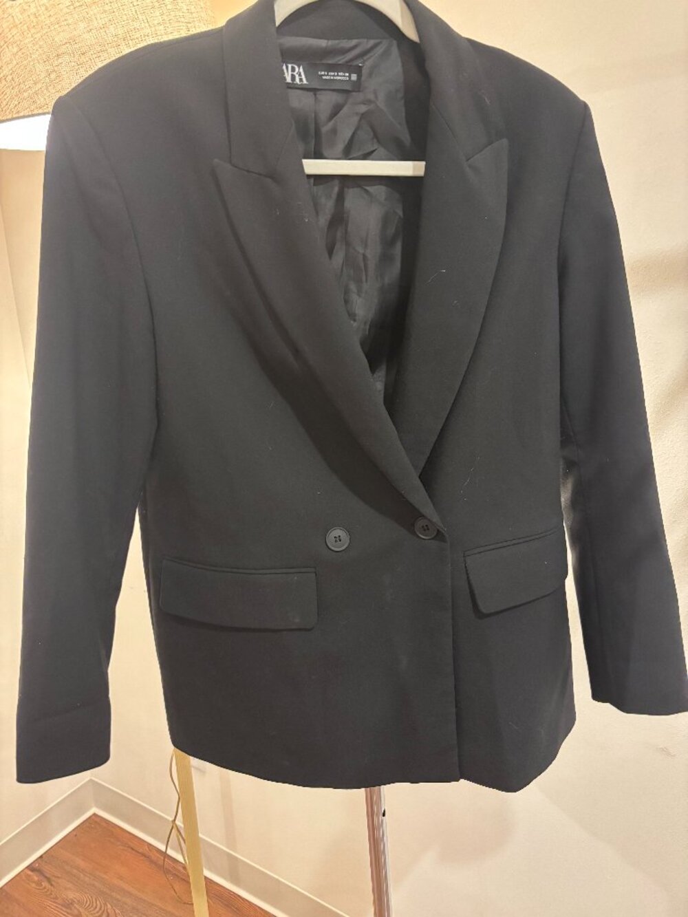 Zara Black Tailored Blazer
